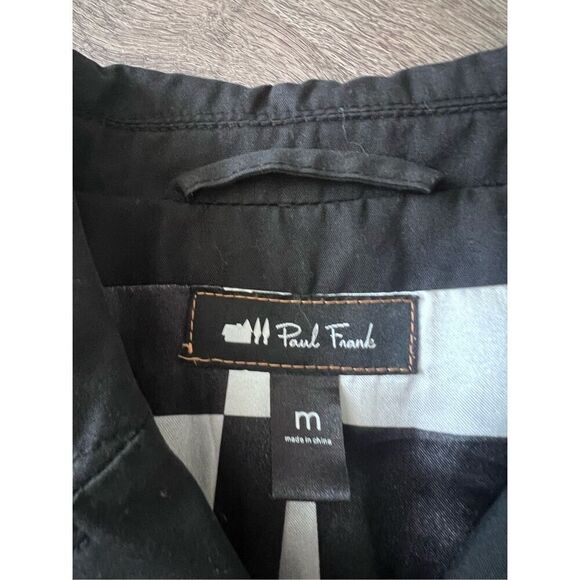 Paul Frank Trench Coat, Women’s Black, size Medium - Picture 6 of 11